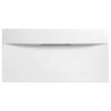 27" Imprint Rectangular Ceramic Above Counter Vessel Sink, No Overflow, White
