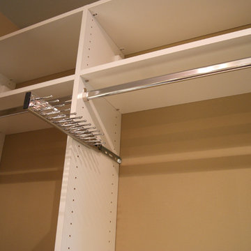 Elegant His & Her Closets | SpaceManager Closets