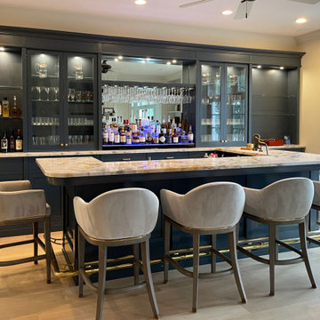 Residential Bar in Laurell Hollow, NY.