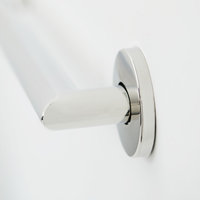 Coronado Designer Oval Bathroom Shower Grab Bar, Mitered Corners, Polished, 12"