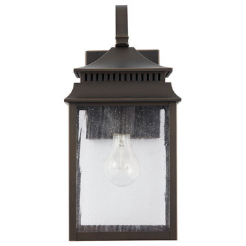Capital Lighting 936911 Sutter Creek 15" Tall Outdoor Wall Sconce - Oiled