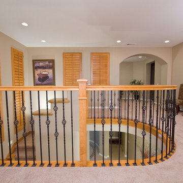 Ladera Ranch - Curved Railing Loft Addition
