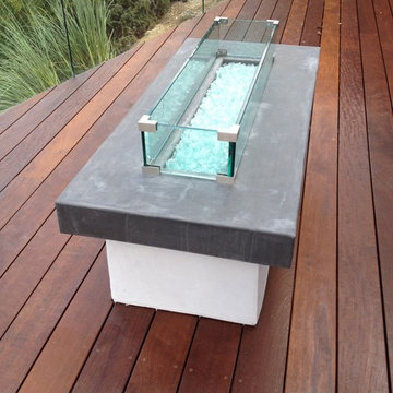Modern backyard
