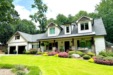 Example of an exterior home design in Atlanta