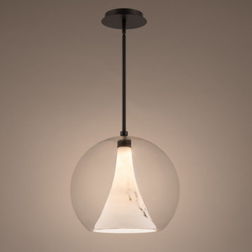 Chantilly LED Pendant in Black