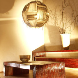 woolball. handcrafted woven lampshades - Pendant Lighting