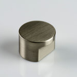 ZEN Design - Ra-dio Knob Diameter 1", Brushed Nickel - Ra-dio Knob Diameter 1" Brushed Nickel