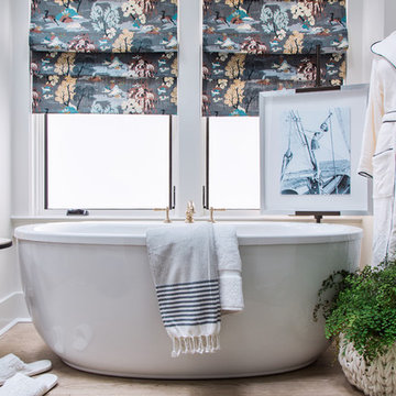 Western Springs Stylish Master Bathroom