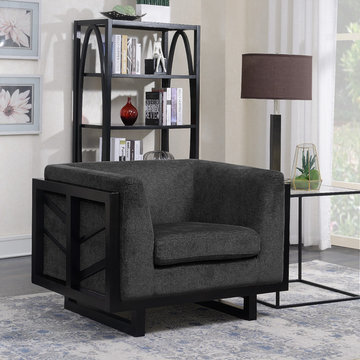 Chic Home Arianna Club Chair, Black