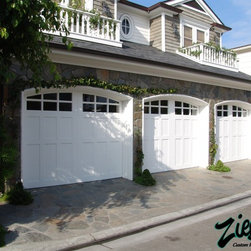 Traditional Wood Garage Doors - Radius French Windows - Garage Doors And Openers