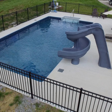 Vinyl Liner Pool (18 x 36) with Slide