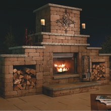 Outdoor fireplace