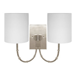 World Away Felicity Nickel Sconce - Wall Sconces