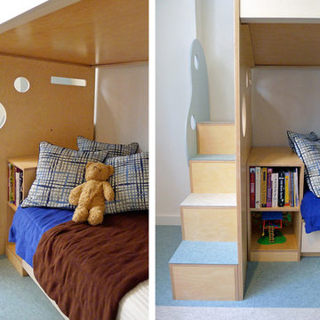 Tribeca; A loft bed with a couch underneath