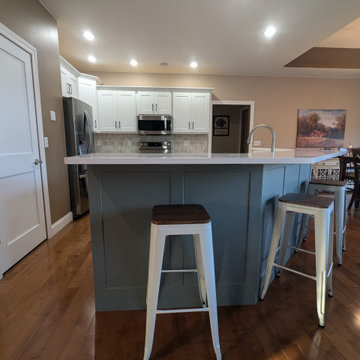 Transitional Kitchen Remodel Done In Stunning Two-Tone Color Cabinets