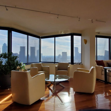 City View, South Tower - Lutron Triathlon Battery Powered Motorized Solar Shades