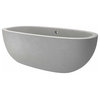 Native Trails NST7236-A Avalon 72 Inch Free Standing Bathtub In Ash