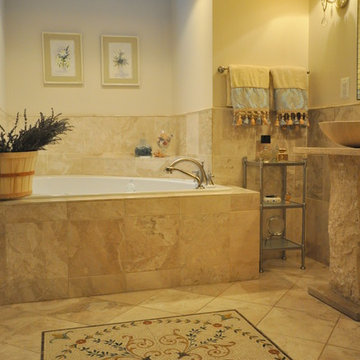 Remodeled bathrooms by Lena Kroupnik Interiors