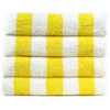 Cabana Striped Luxury Hotel and Spa Pool Beach Towel, Set of 2, Yellow