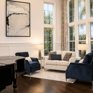 Light-Filled Contemporary Living Room
