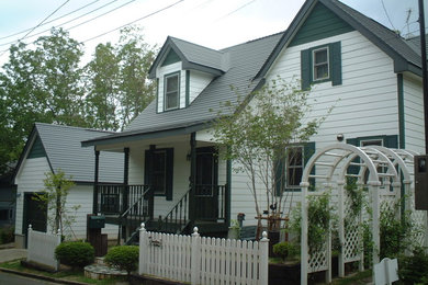 Photo of a country home design in Other.