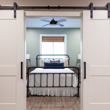 Basement Remodel with Family Room, Craft Studio, and More