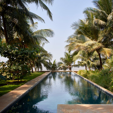House in a Beach Garden