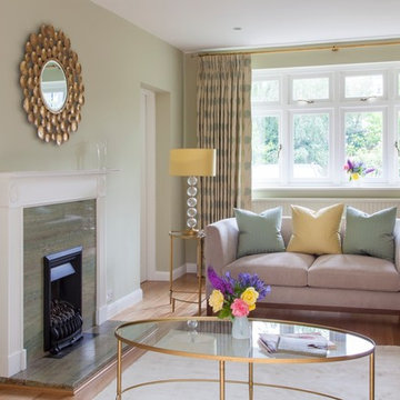Elegant living room in leafy Wimbledon