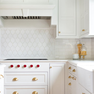 White Kitchen Cabinets in New England