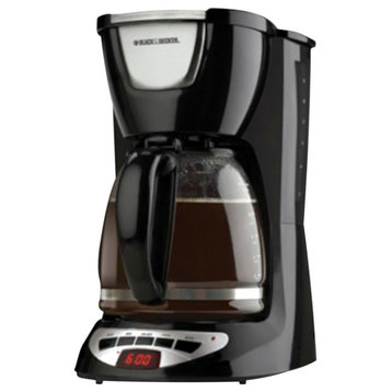 Black & Decker DCM100B Programmable Coffee Maker, Black, 12 Cup