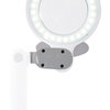 OttLite Space-Saving LED Magnifier Desk Lamp, White