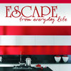 Escape From Vinyl Wall Decal ba006escapeiii, Matte Black, 18 in.
