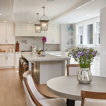 White Quartzite Kitchen