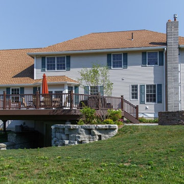 Rosetta Hardscapes Patio and Fire Pit with Built-In Seating