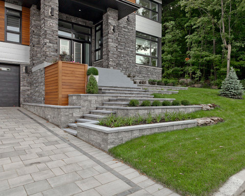 Front Yard Retaining Wall Ideas | Houzz