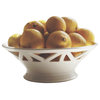 Architectural Ivory Fruit Bowl