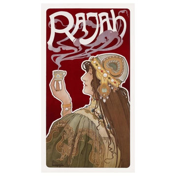 "Rajah" Digital Paper Print by Privat Livemont, 14"x24"