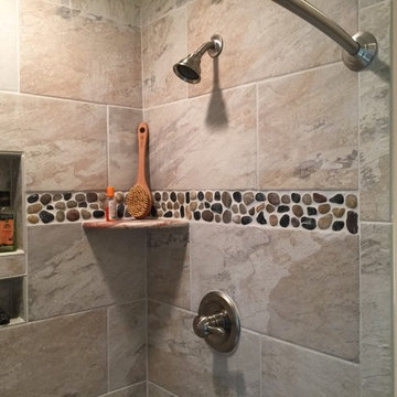 Cozy and Rustic Guest Bathroom remodel
