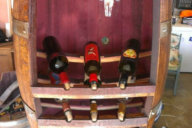 Wine Barrel Wine Rack