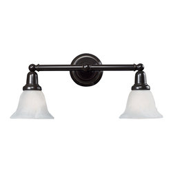 Elk Lighting - Vintage Bath Oil Rubbed Bronze Two Light Bath Fixture - Bathroom Vanity Lighting