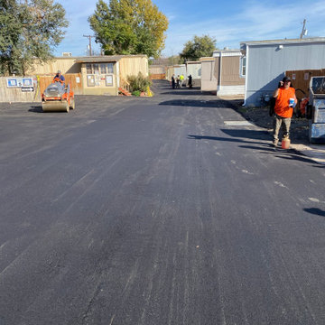 Asphalt installation