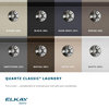 ELGU251912PDGS0 Quartz Classic 25" Laundry Sink with Perfect Drain, Greystone