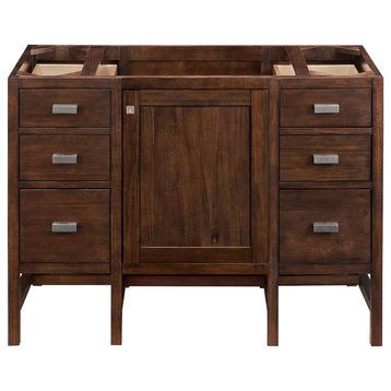 Addison 48" Single Vanity Cabinet, Mid Century Acacia, No Top