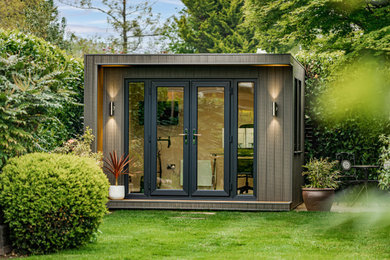 Inspiration for a contemporary garden shed and building in West Midlands.