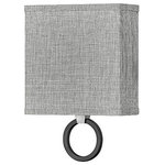 Hinkley - Hinkley 41201BN Link - 8" 16W 1 LED Wall Sconce - Perfected by its prominent round or square finial,Link 8" 16W 1 LED Wa Brushed Nickel/Black *UL Approved: YES Energy Star Qualified: n/a ADA Certified: YES  *Number of Lights: Lamp: 1-*Wattage:16w LED bulb(s) *Bulb Included:Yes *Bulb Type:LED *Finish Type:Brushed Nickel/Black