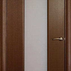 "Loda" Modern Interior Door with Frosted Tempered Galss - Interior Doors