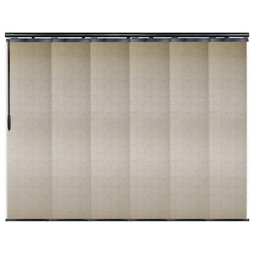 Marguerite 6-Panel Track Extendable Vertical Blinds 98-130"W