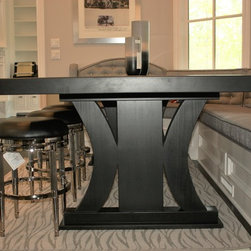 Dining Table- Ebony - Dining Benches