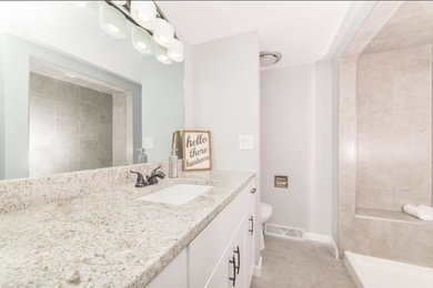 Example of a bathroom design in Other