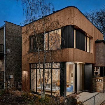 Cedar House Among The Trees